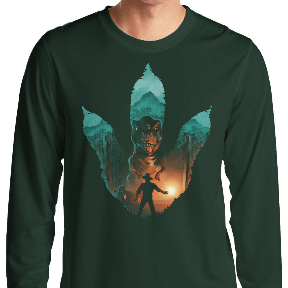 Jurassic Footprint - Long Sleeve T-Shirt