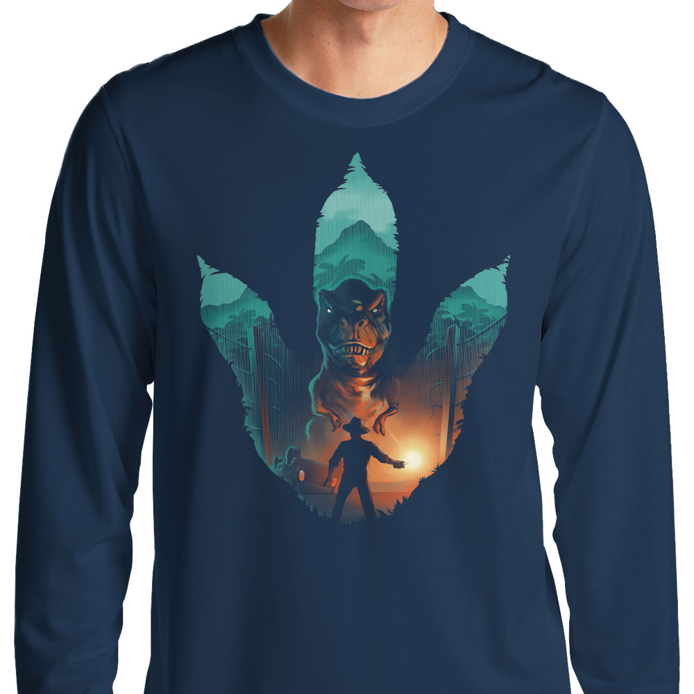 Jurassic Footprint - Long Sleeve T-Shirt