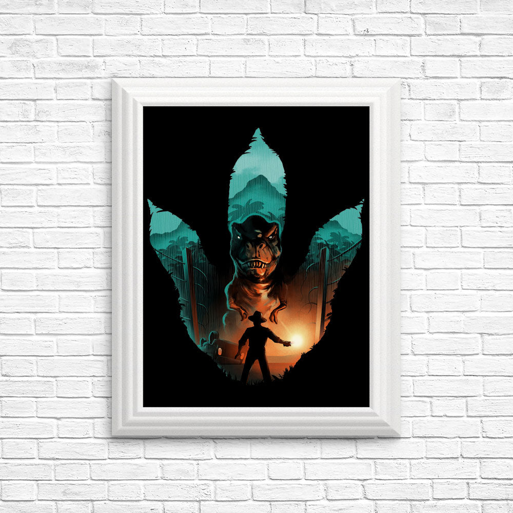 Jurassic Footprint - Posters & Prints