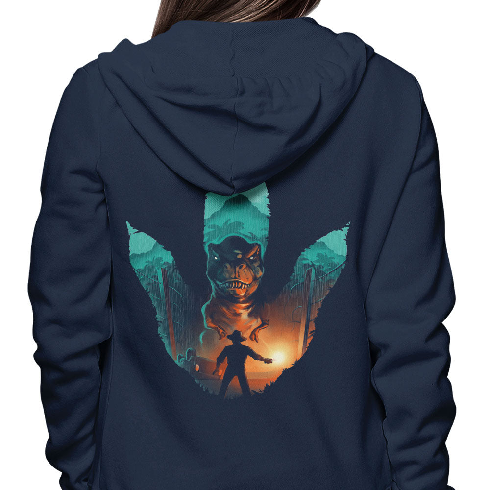 Jurassic Footprint - Hoodie