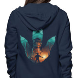 Jurassic Footprint - Hoodie