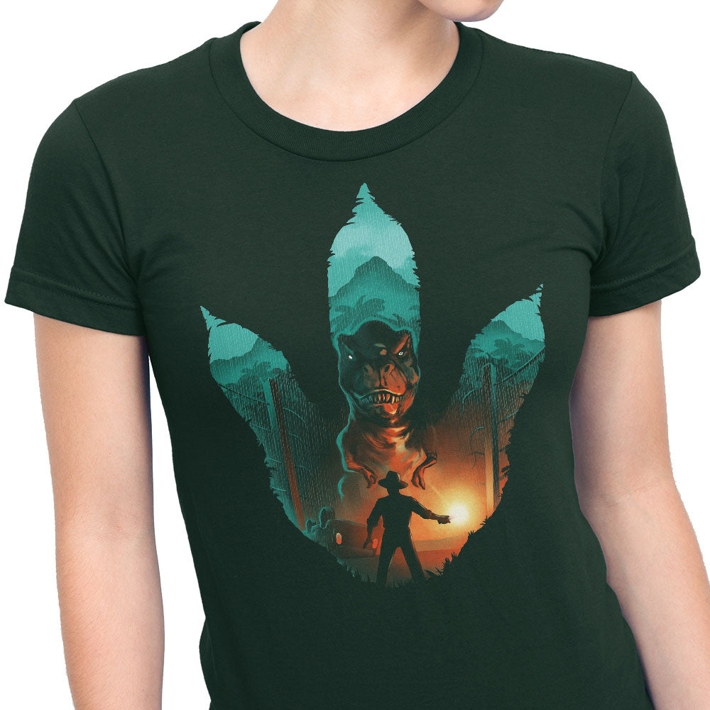 Jurassic Footprint - Women's Apparel