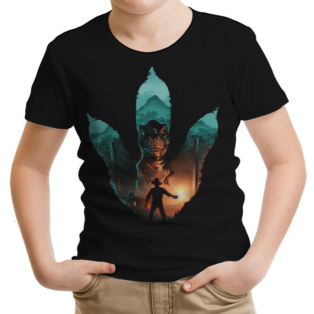 Jurassic Footprint - Youth Apparel