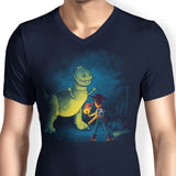 Jurassic Toys - Men's V-Neck