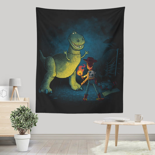 Jurassic Toys - Wall Tapestry
