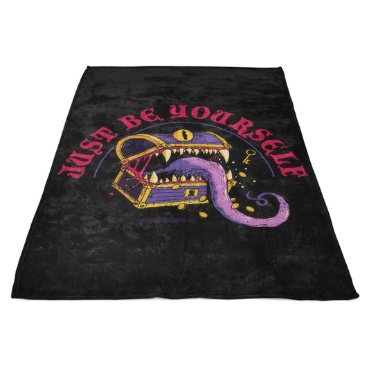 Just Be Yourself - Fleece Blanket
