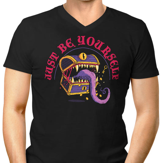 Just Be Yourself - Men's V-Neck