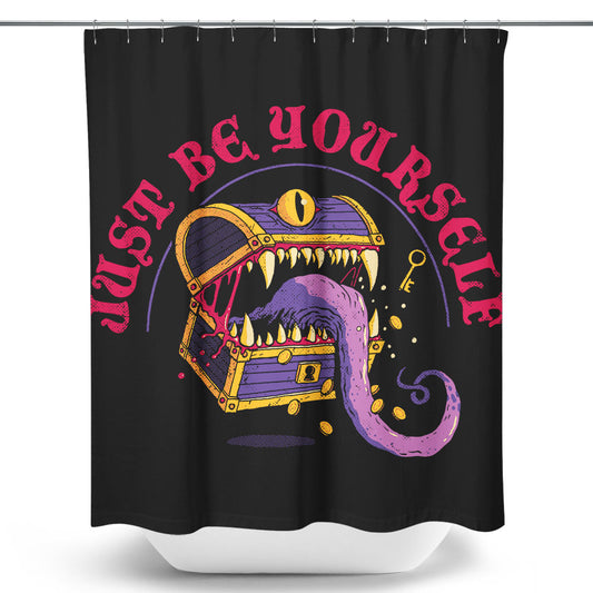 Just Be Yourself - Shower Curtain