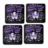 Just One More Cat - Coasters