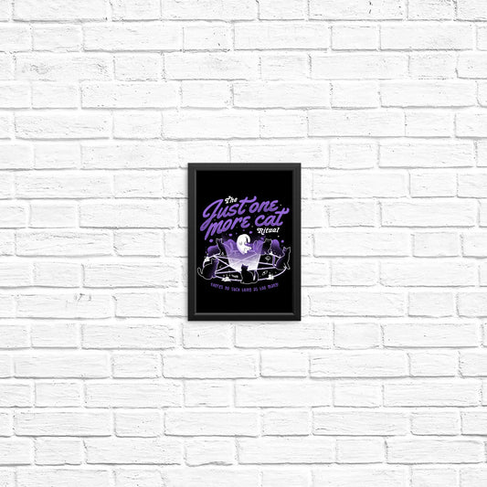 Just One More Cat - Posters & Prints