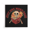 Just One More Page - Canvas Print