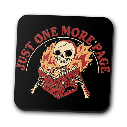Just One More Page - Coasters