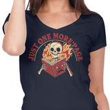 Just One More Page - Women's V-Neck