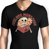 Just One More Page - Men's V-Neck