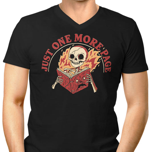 Just One More Page - Men's V-Neck