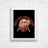 Just One More Page - Posters & Prints