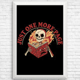 Just One More Page - Posters & Prints