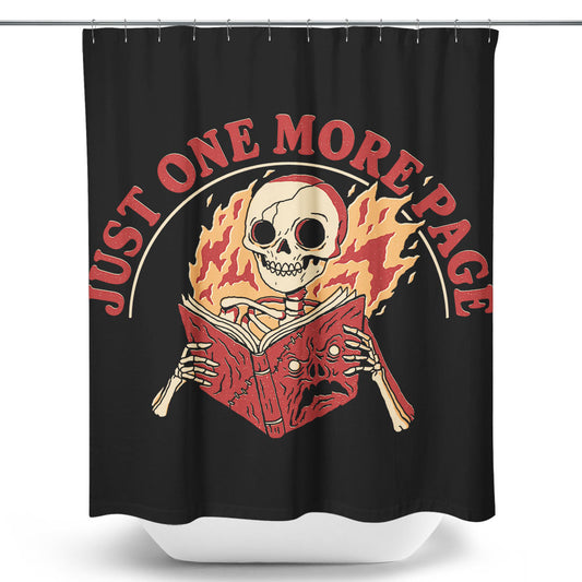 Just One More Page - Shower Curtain
