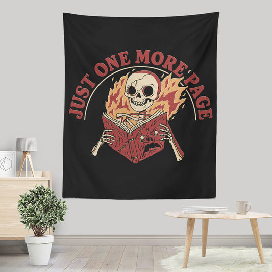 Just One More Page - Wall Tapestry
