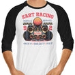 Kart Racing - 3/4 Sleeve Raglan T-Shirt