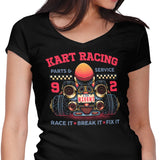 Kart Racing - Women's V-Neck