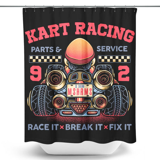 Kart Racing - Shower Curtain