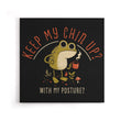 Keep Your Chin Up - Canvas Print