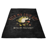 Keep Your Chin Up - Fleece Blanket
