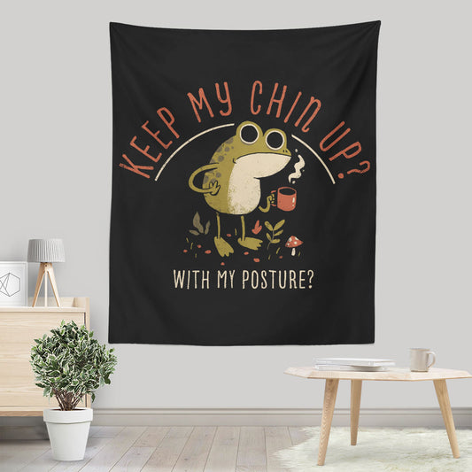 Keep Your Chin Up - Wall Tapestry