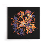 Keyblade Clash - Canvas Print