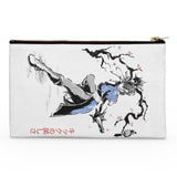 Kicking Beauty Sumi-e - Accessory Pouch