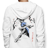 Kicking Beauty Sumi-e - Hoodie