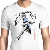 Kicking Beauty Sumi-e - Men's Apparel