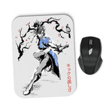 Kicking Beauty Sumi-e - Mousepad