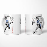 Kicking Beauty Sumi-e - Mug
