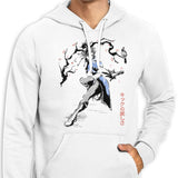 Kicking Beauty Sumi-e - Hoodie