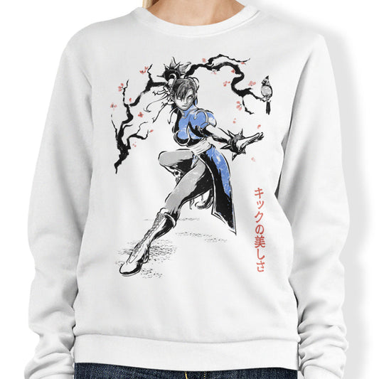 Kicking Beauty Sumi-e - Sweatshirt