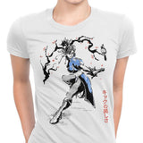 Kicking Beauty Sumi-e - Women's Apparel