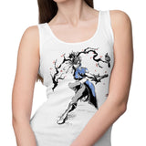 Kicking Beauty Sumi-e - Tank Top