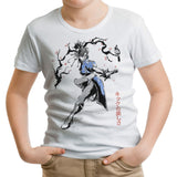 Kicking Beauty Sumi-e - Youth Apparel