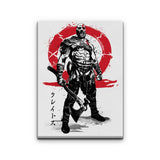 Killer of Gods Sumi-e - Canvas Print