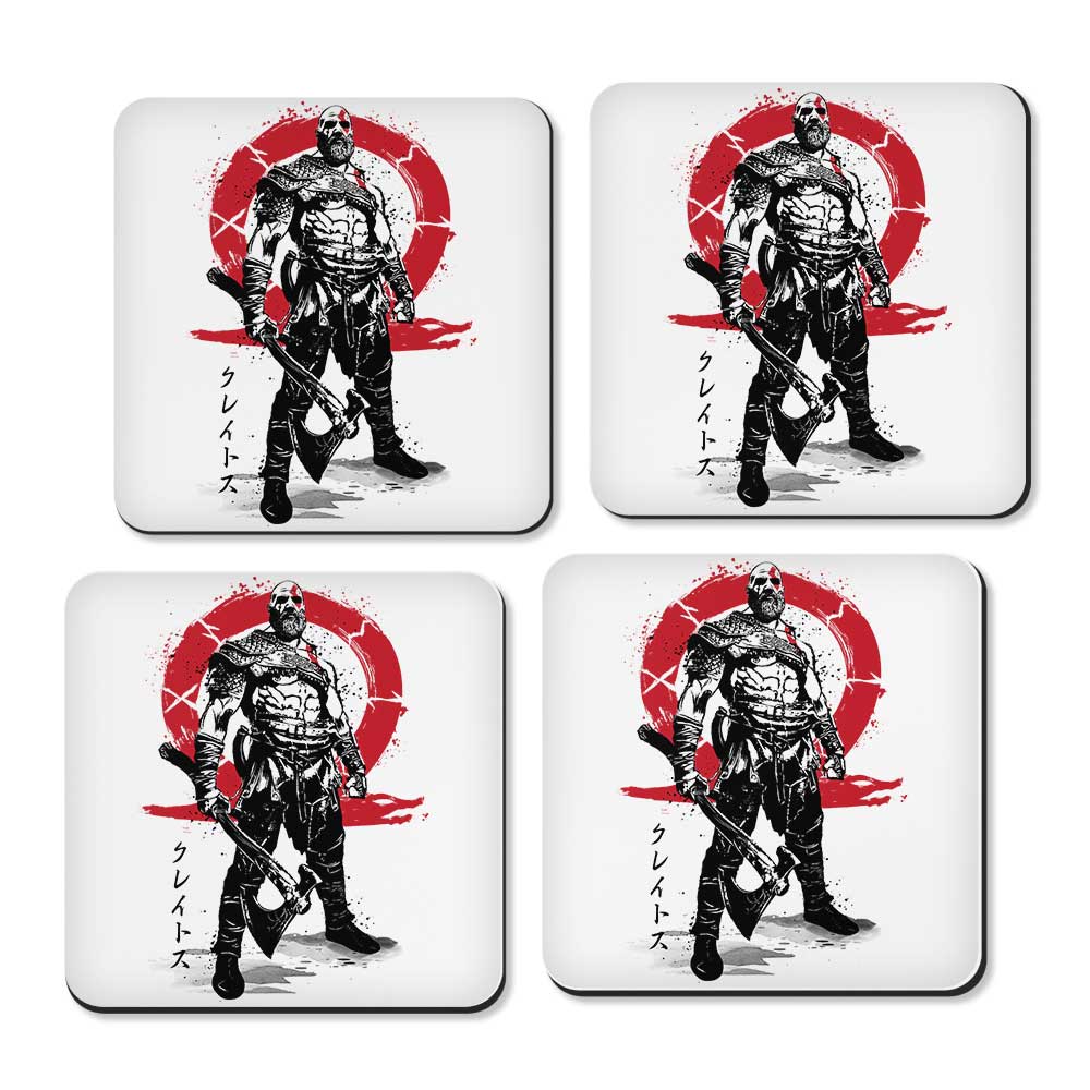 Killer of Gods Sumi-e - Coasters
