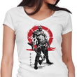 Killer of Gods Sumi-e - Women's V-Neck