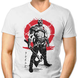 Killer of Gods Sumi-e - Men's V-Neck