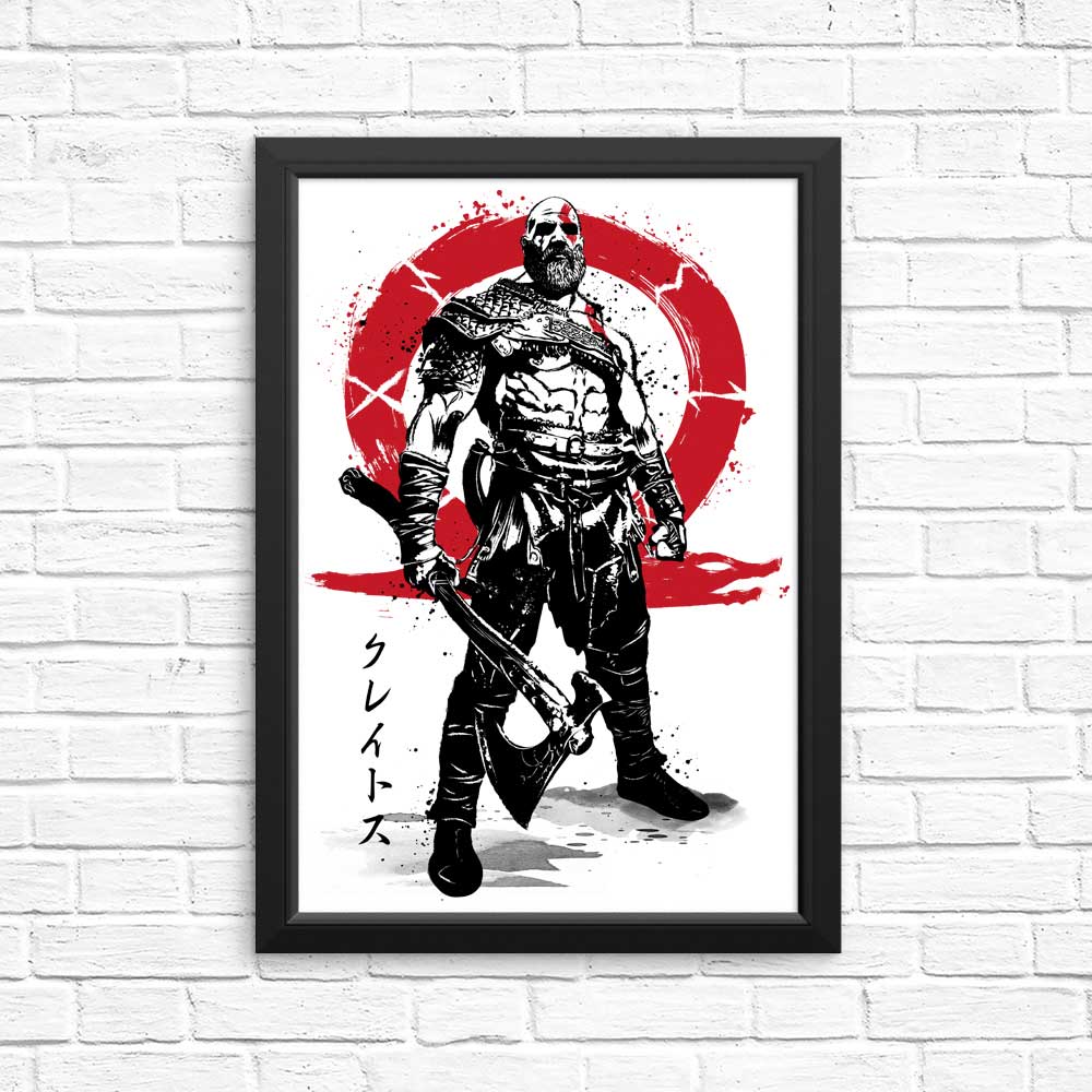 Killer of Gods Sumi-e - Posters & Prints