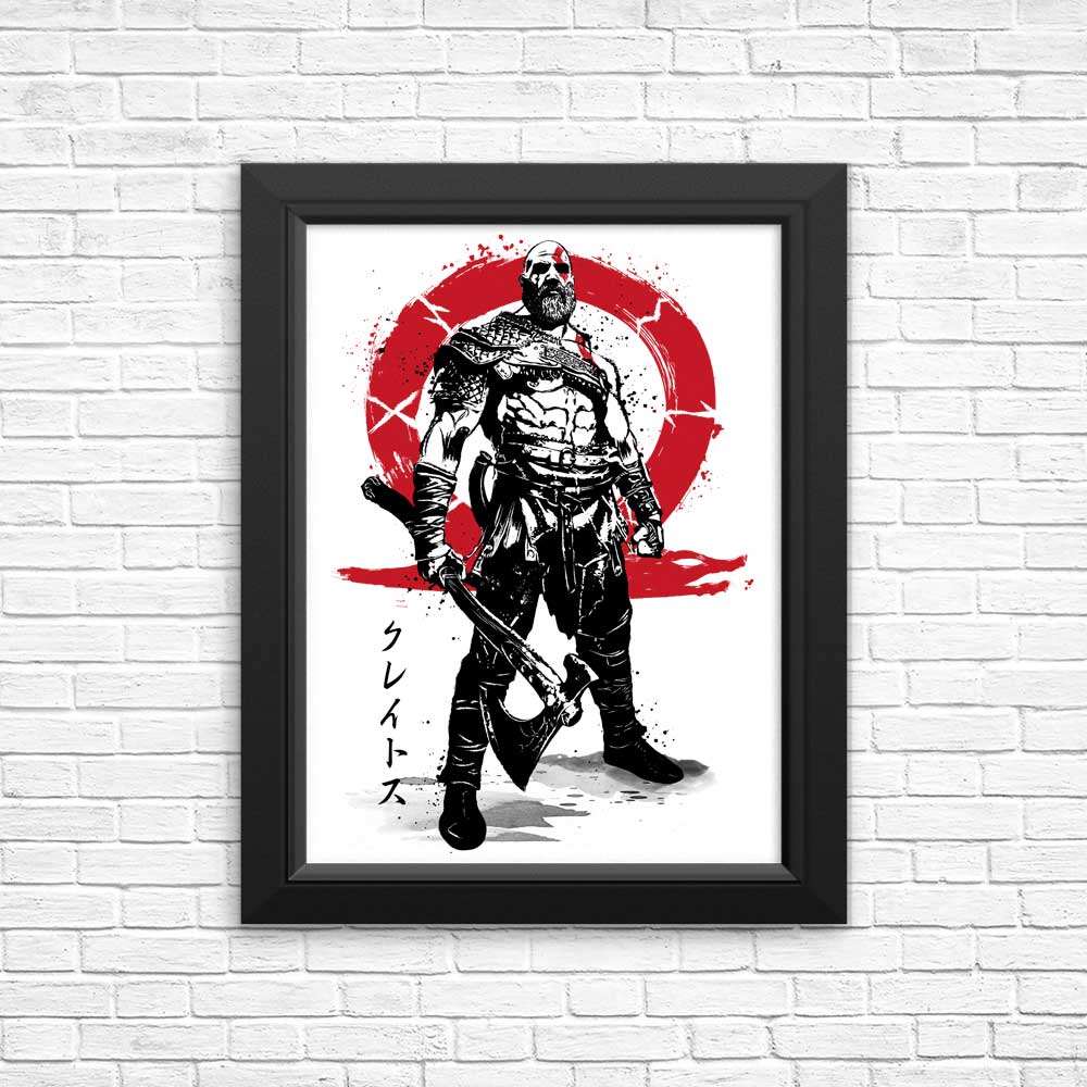 Killer of Gods Sumi-e - Posters & Prints