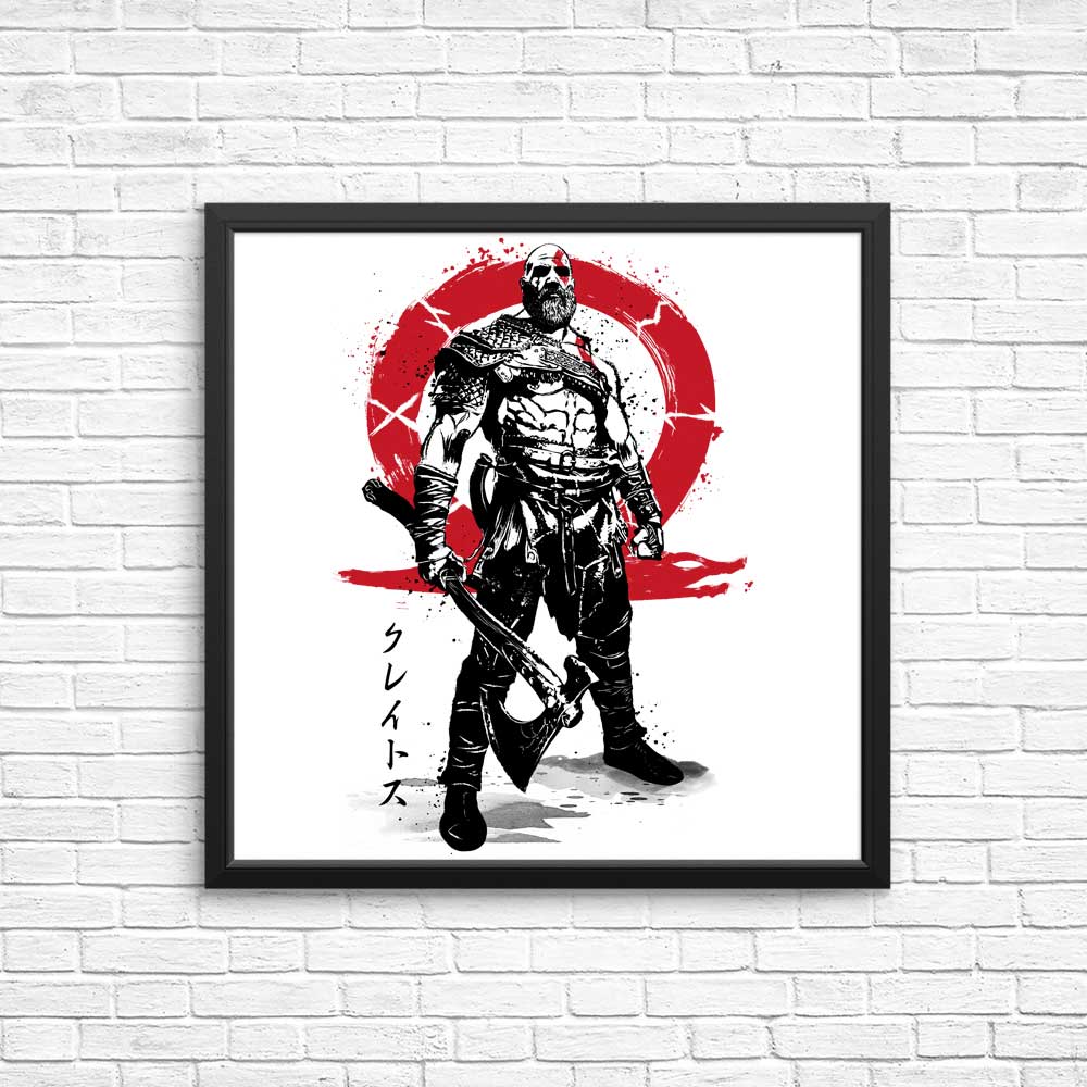 Killer of Gods Sumi-e - Posters & Prints