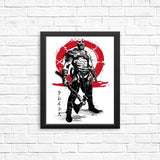 Killer of Gods Sumi-e - Posters & Prints