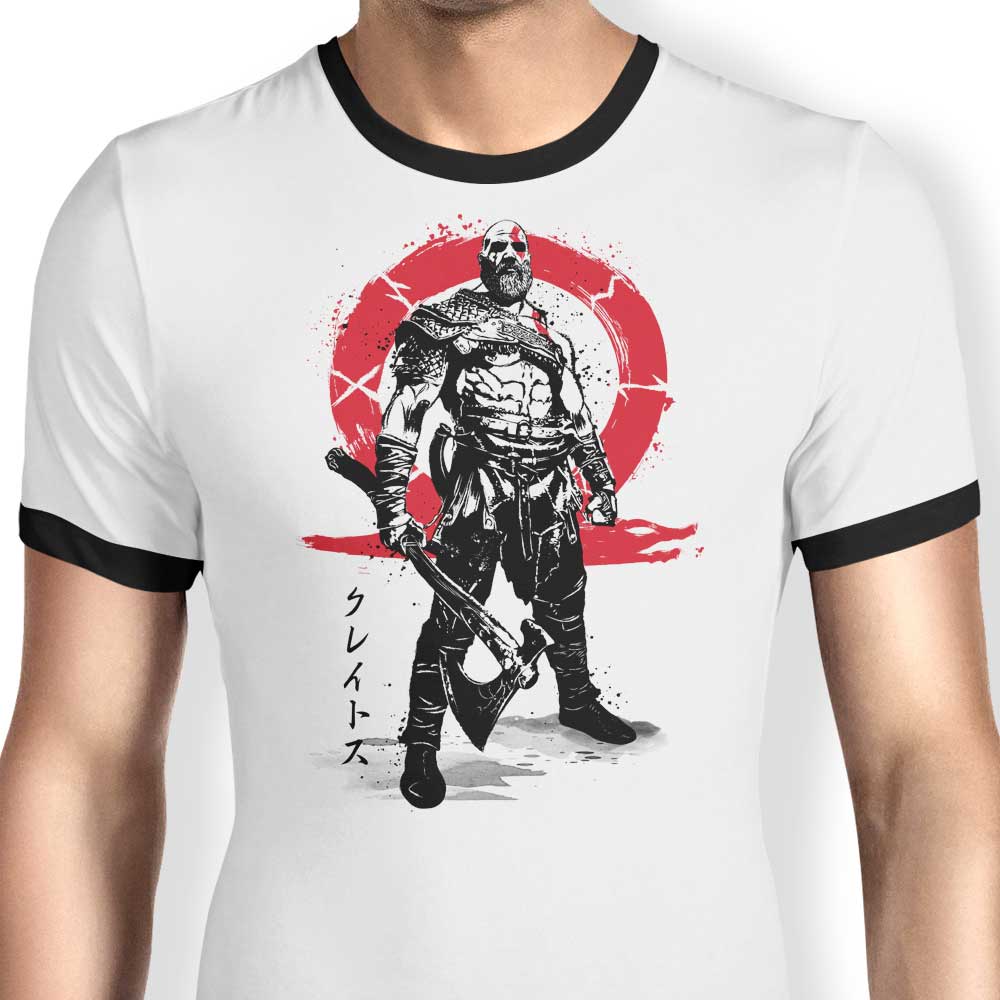 Killer of Gods Sumi-e - Ringer T-Shirt