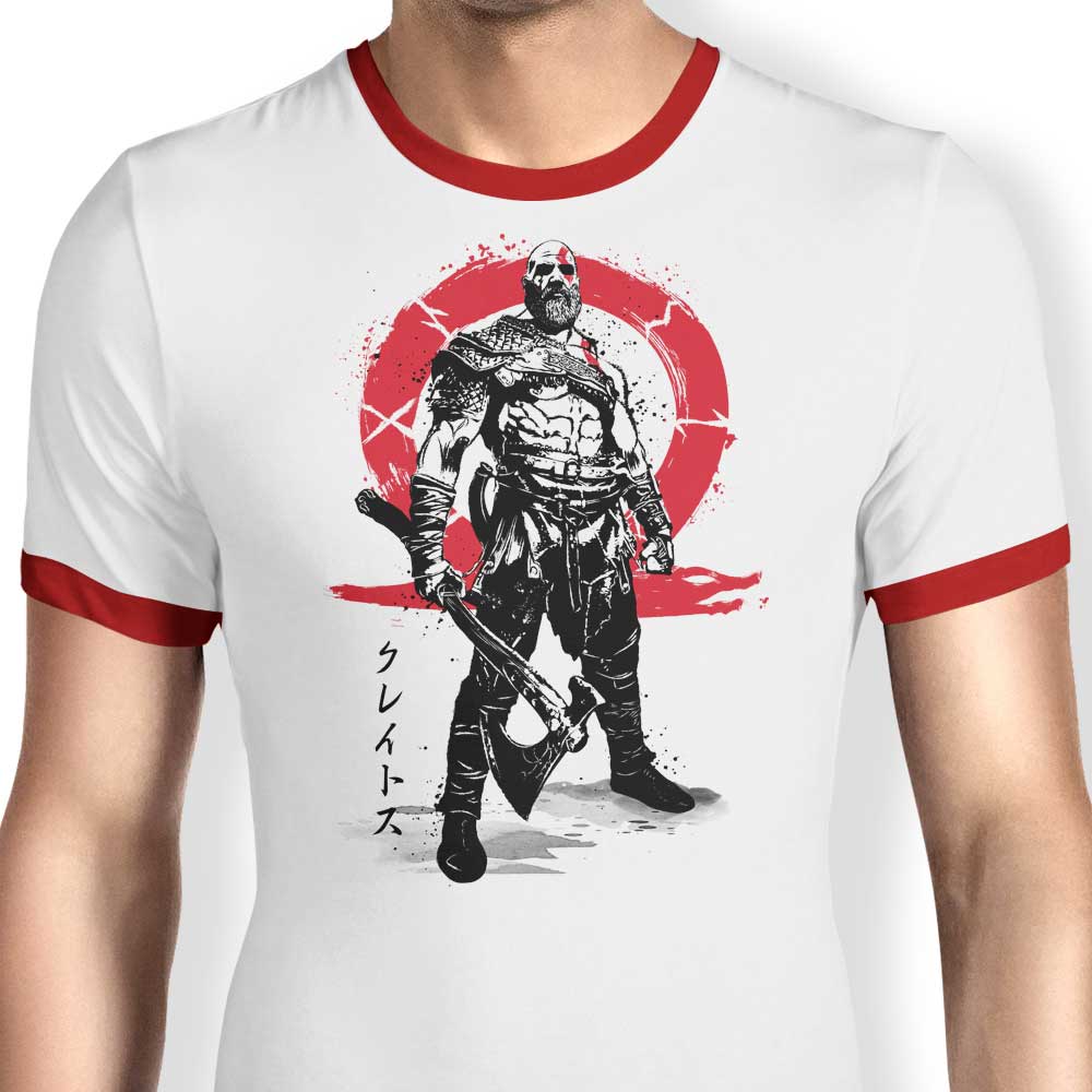 Killer of Gods Sumi-e - Ringer T-Shirt